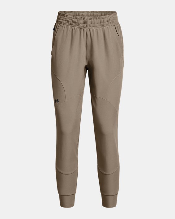 Women's UA Unstoppable Joggers in Brown image number 5